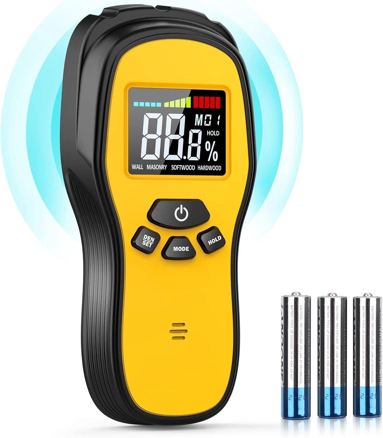 Pinless Moisture Meter - Povlen Wood Moisture Meter Digital Moisture Detector fo