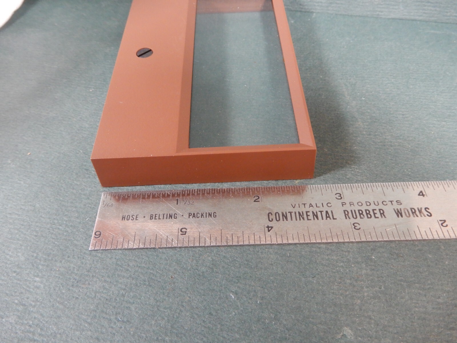 High Quality Unbranded Aluminum Panel Meter Bezel 4" x 2 3/4" NOS