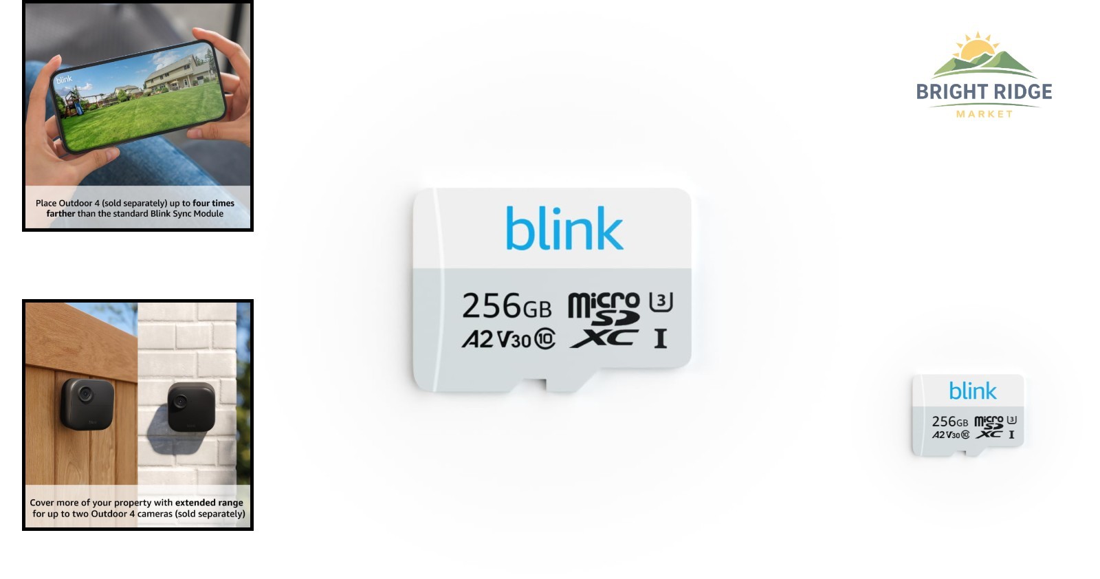 High-Capacity 256GB MicroSD Card for Local Video Storage with Sync Module XR