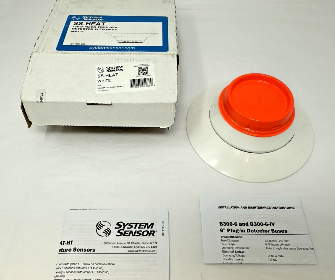 NEW System Sensor SS-HEAT - Fast Free Shipping!