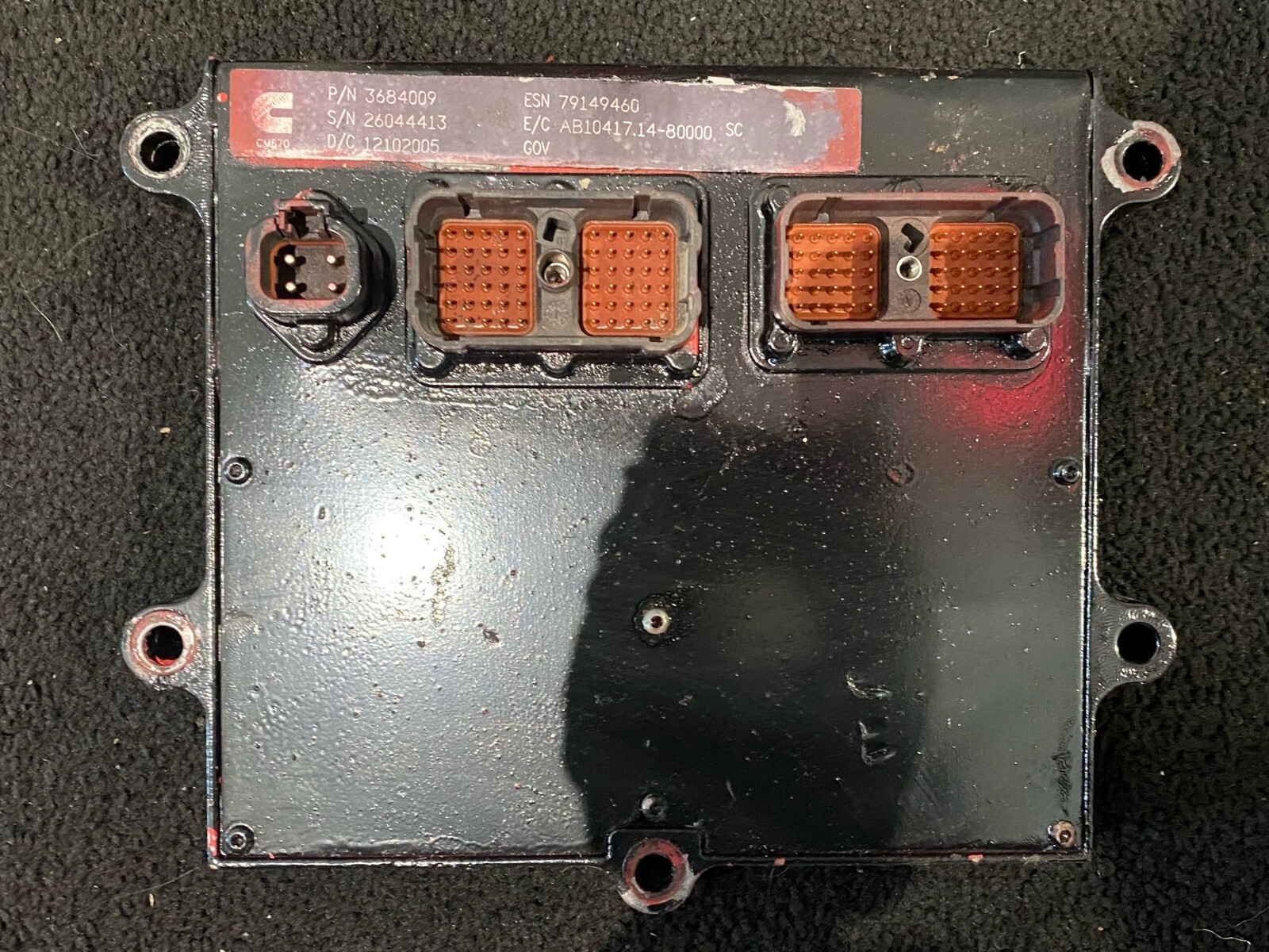 OEM 2005 Cummins ISX Engine Control Module, ECM, ECU, 3684009, 3684008, 3682729