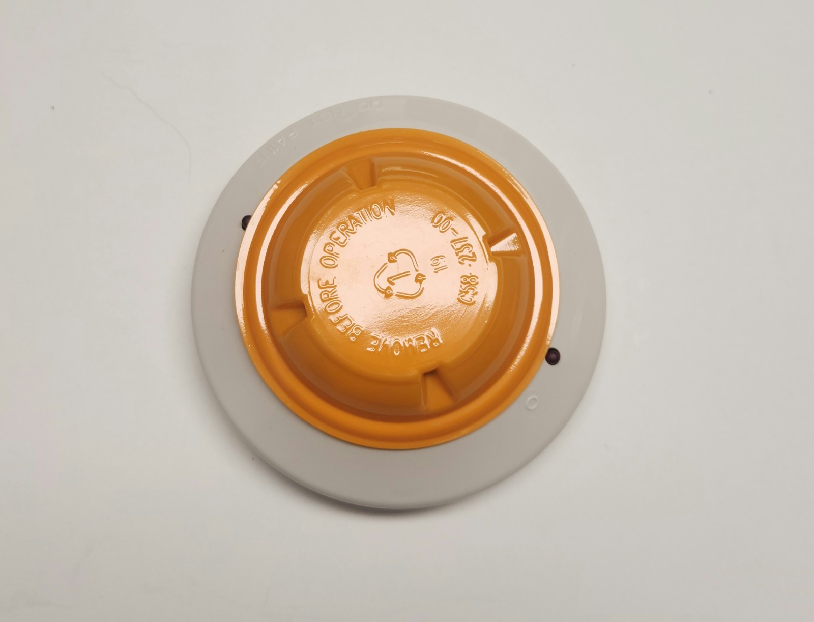 System Sensor 2151 Photoelectronic Low-Profile Plug-In Smoke Detector - White