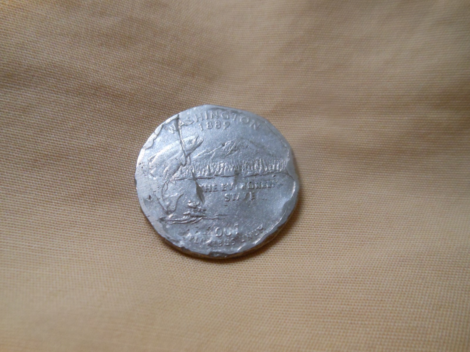 2007 D Washington Quarter Multiple Errors. FREE S&H!