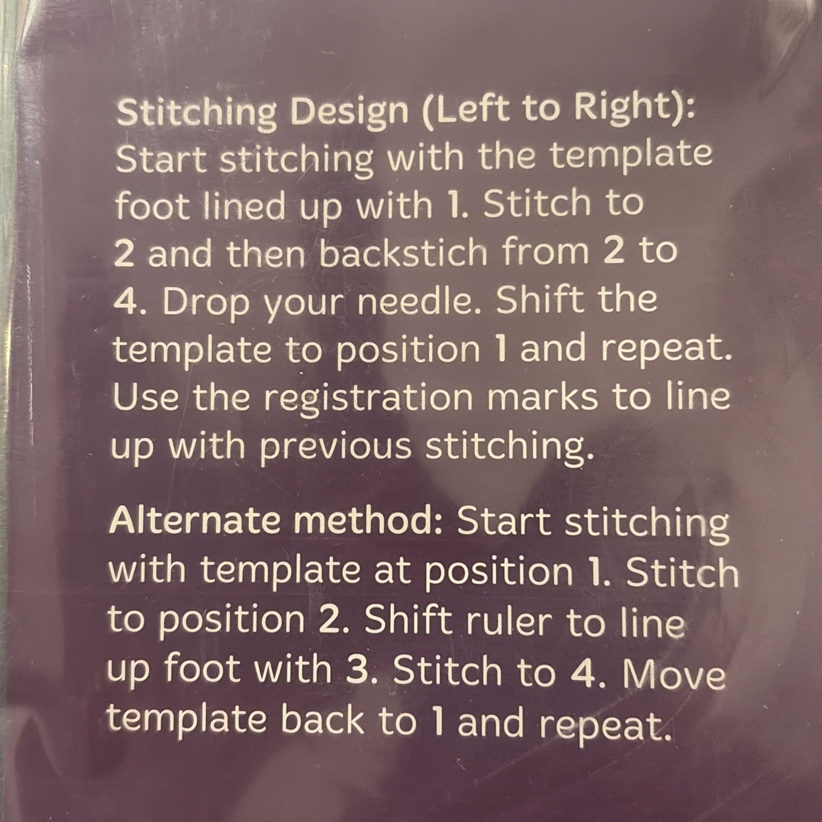 NEW HANDI QUILTER LUCITE TEMPLATE: CABLE DESIGN - LONG ARM MACHINE QUILTING TOOL