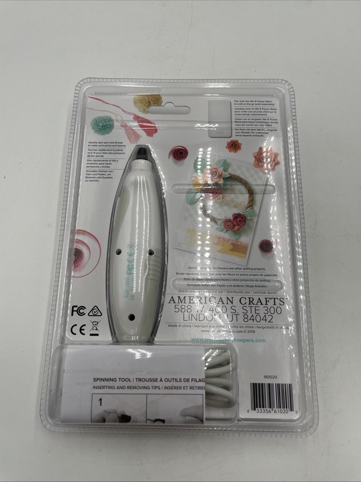 We R Memory Keepers Crafter's Essentials USB Spinning Tool Kit