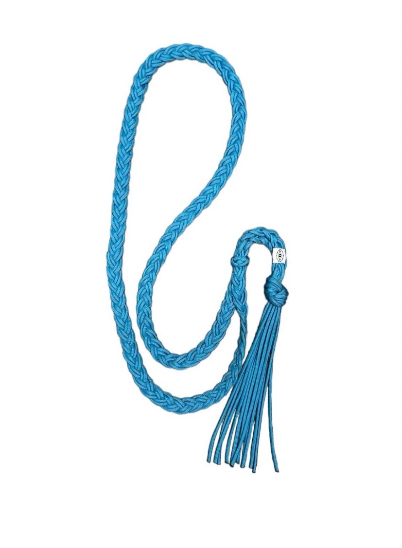 bridle less riding Paracord neck loop, braided neck rope, neck collar, cordeo
