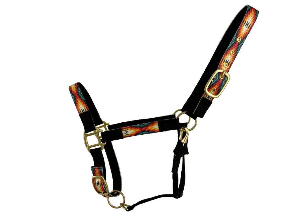 Nylon Halter w/ Southwest Design Overlay