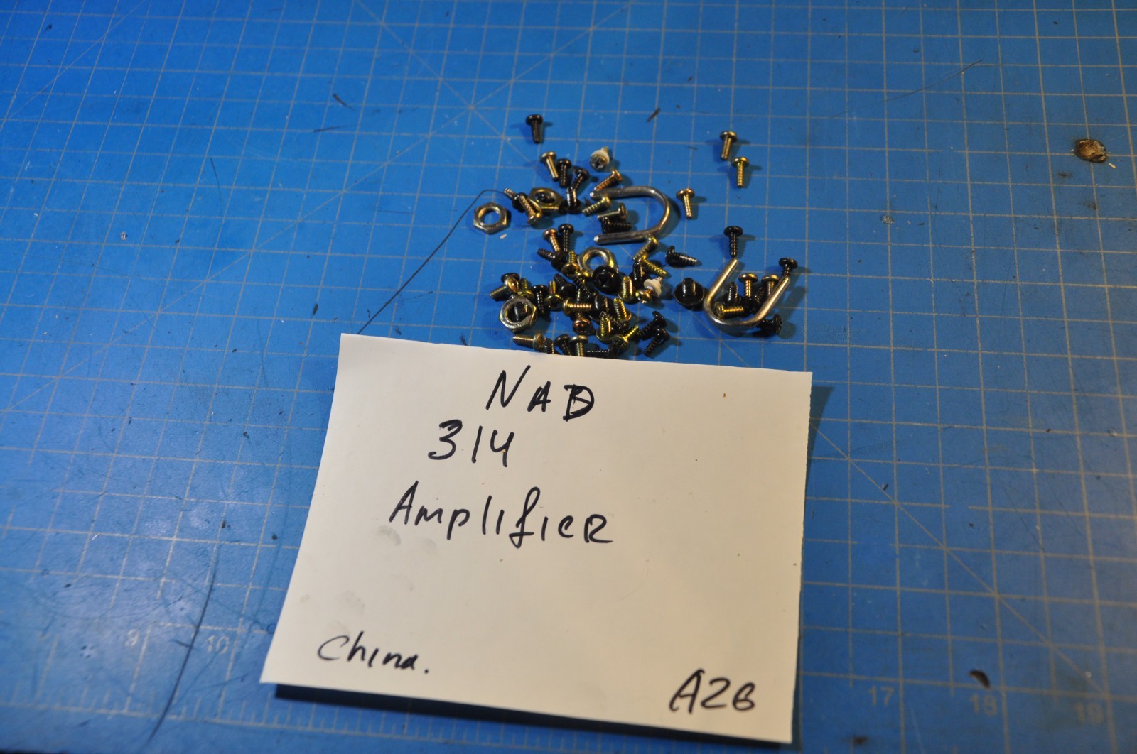 NAD 314 Integrated Amplifier Replacement Parts Bolts Screws & Nuts