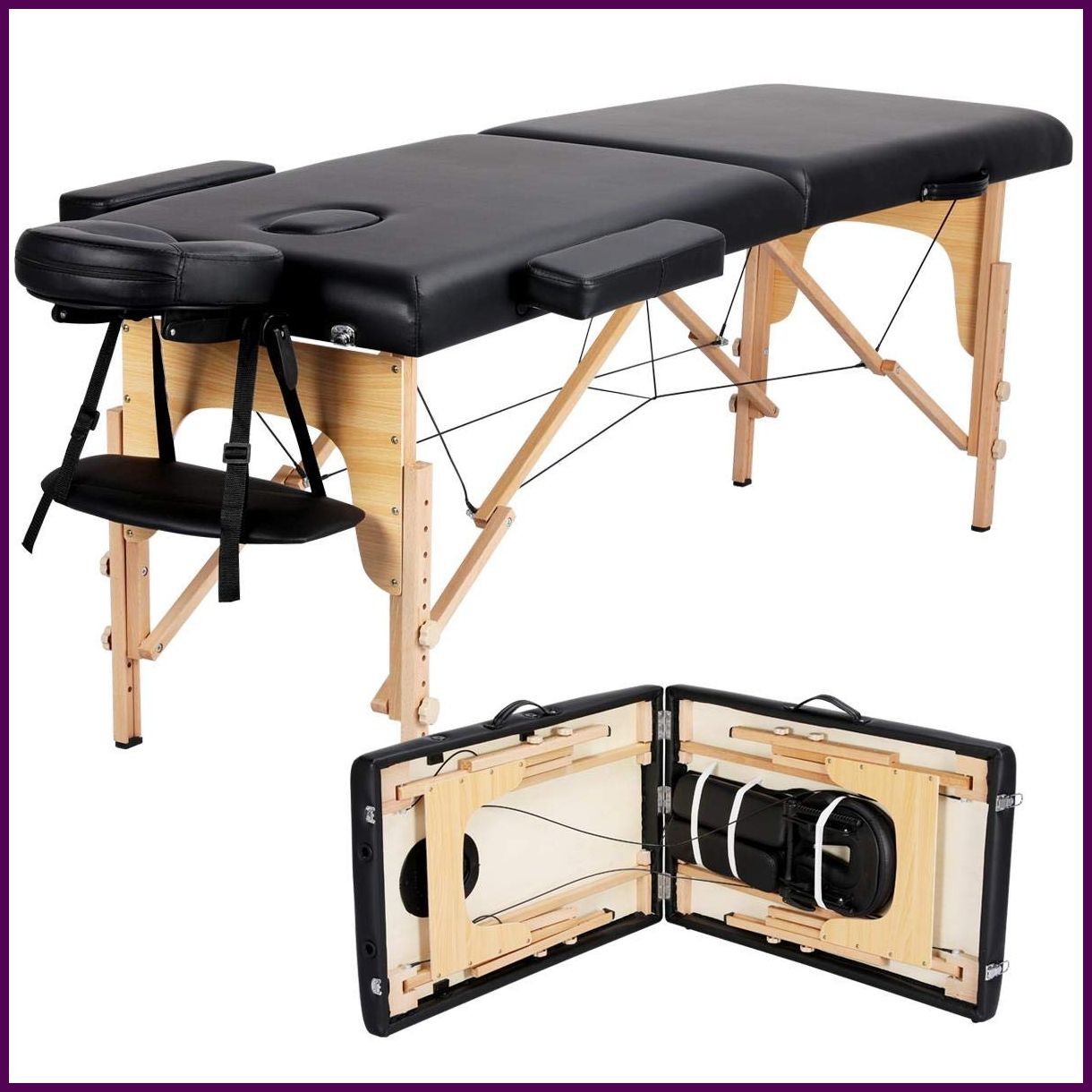 Camilla Para Masajes Portatil Cama Profesional Terapéuticos SPA Madera En Oferta