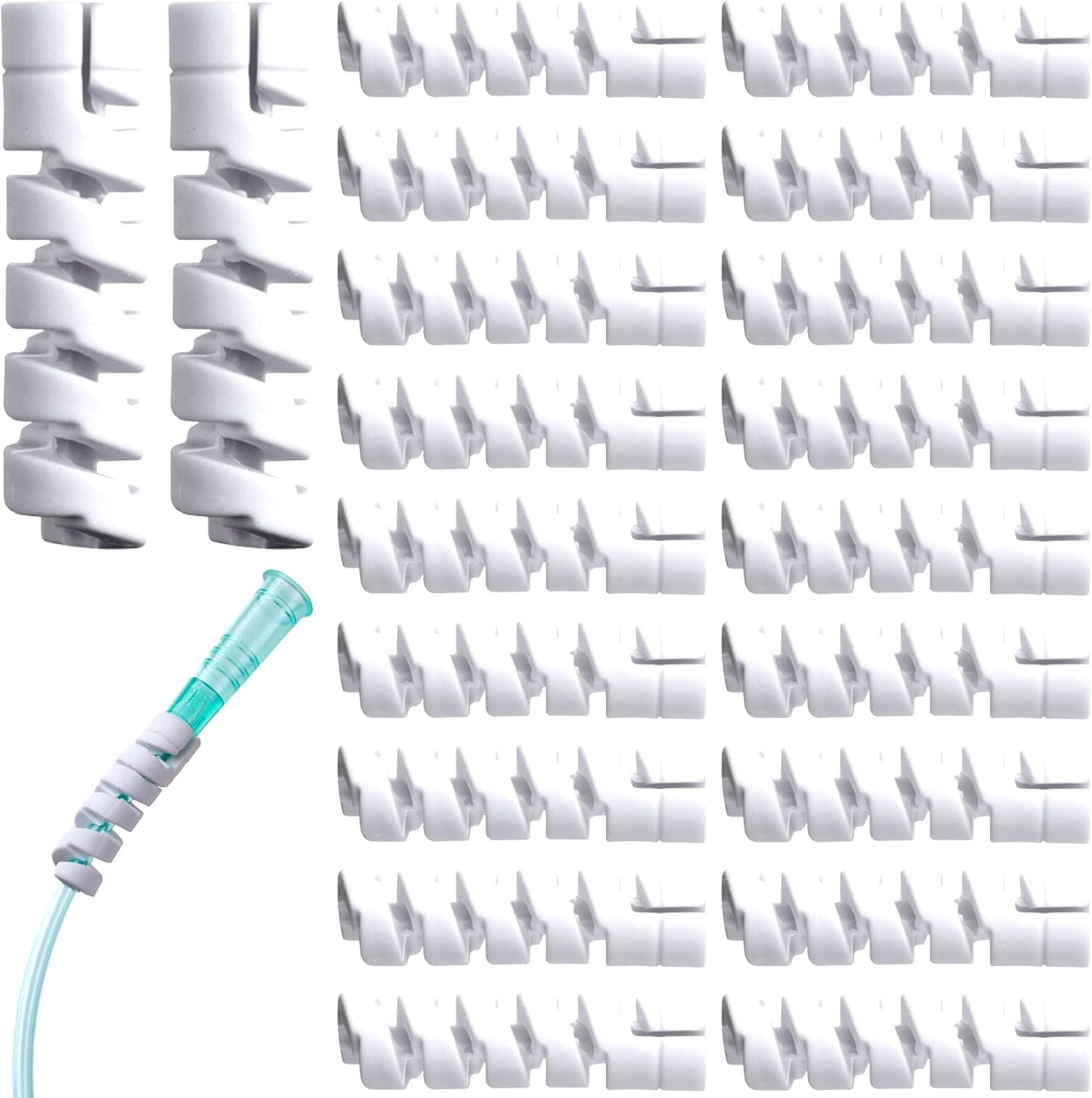 20 Packs Tube Support Crimp Straightener, Retractable Tubing Su...