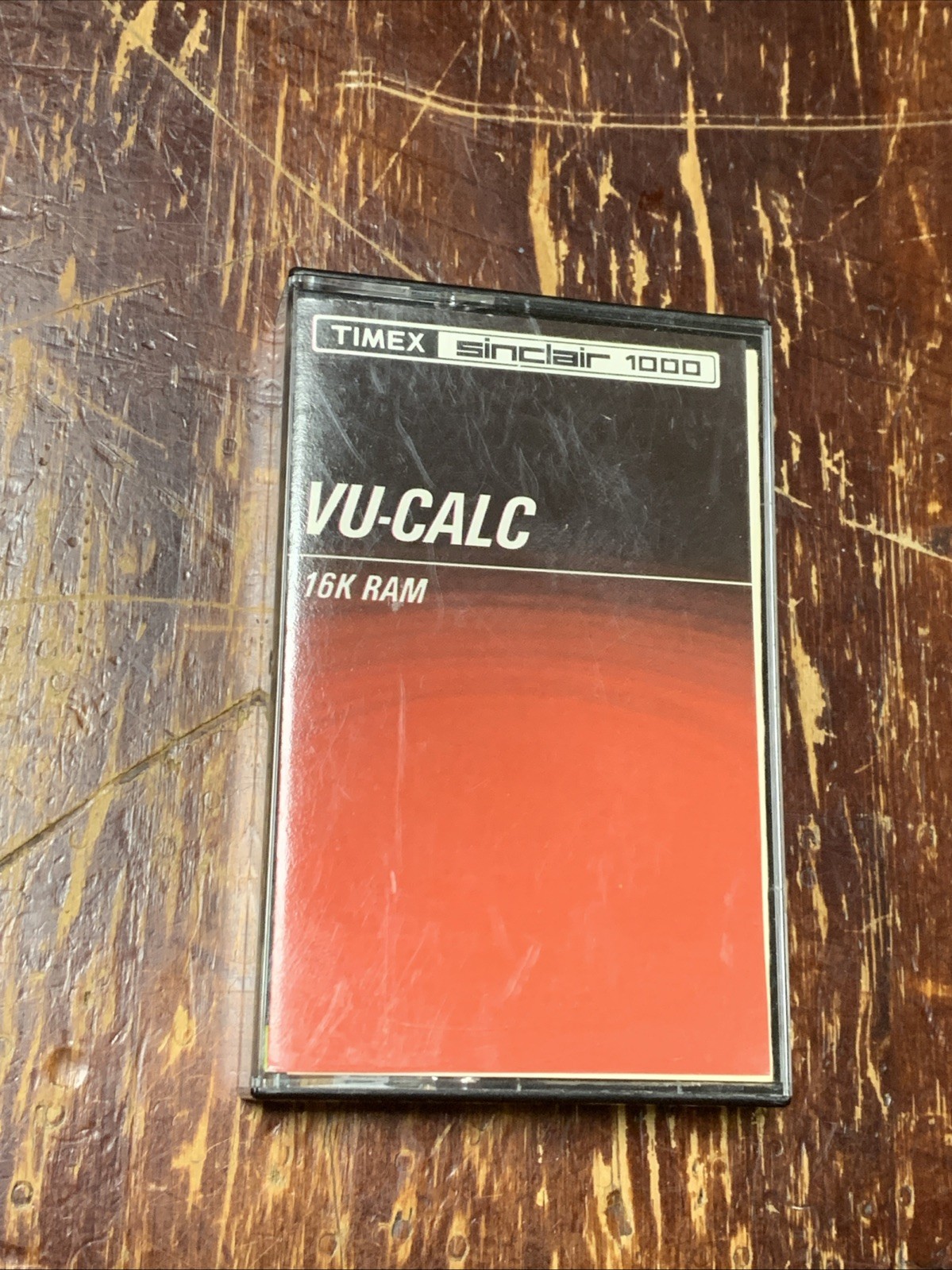 Vintage Timex Sinclair 1000 VU-CALC Computer Cassette Tape (16K RAM)