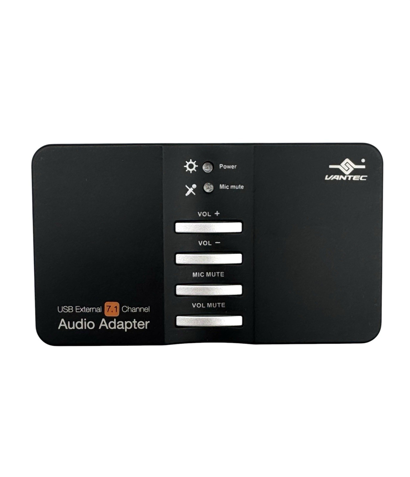 Vantec Audio Adapter USB External 7.1 Channel Video Game PC Stereo Receiver Blk