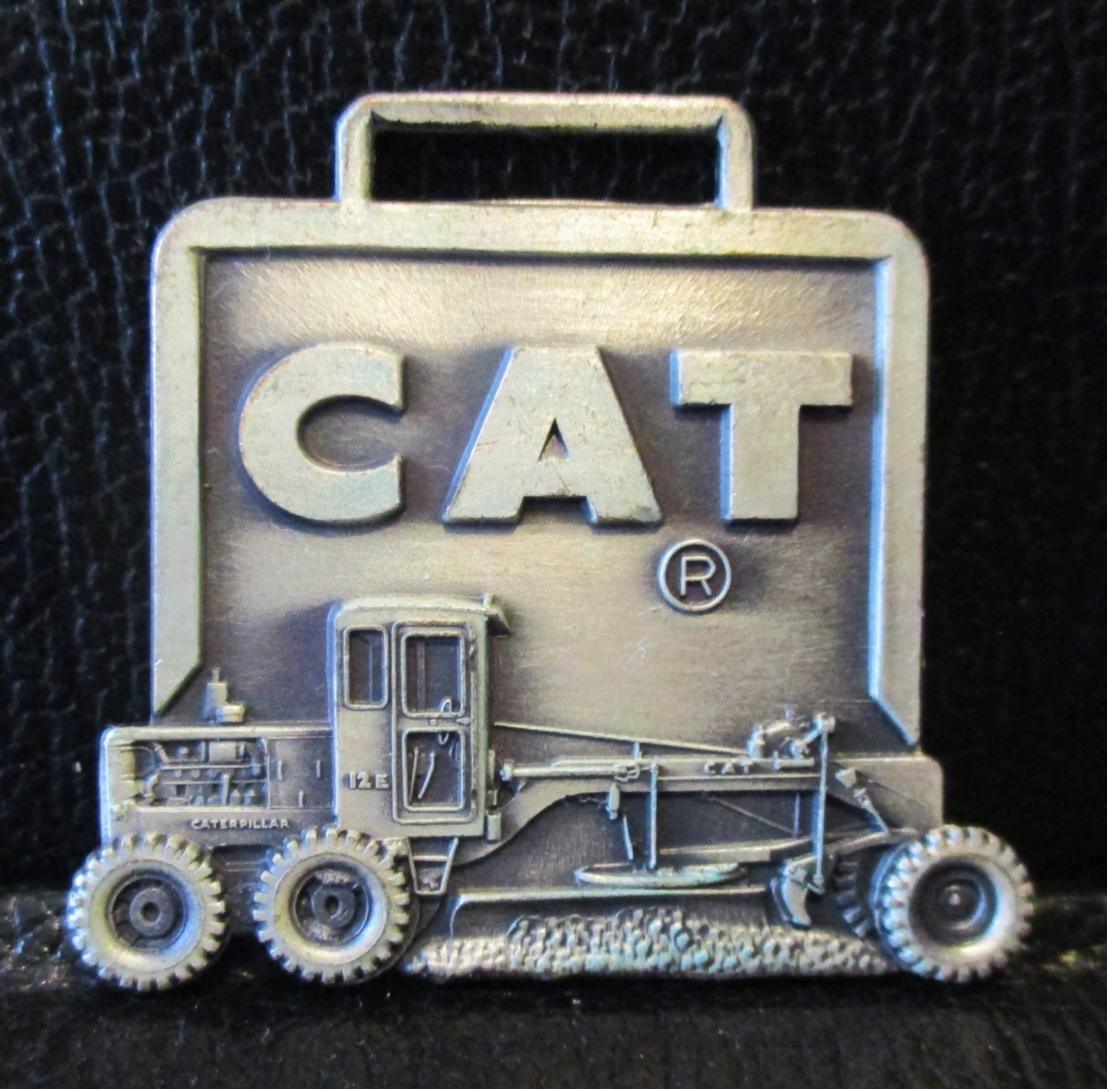 Caterpillar Cat 47th Anniversary 12E Motor Road Grader Watch Fob Advertise 1972