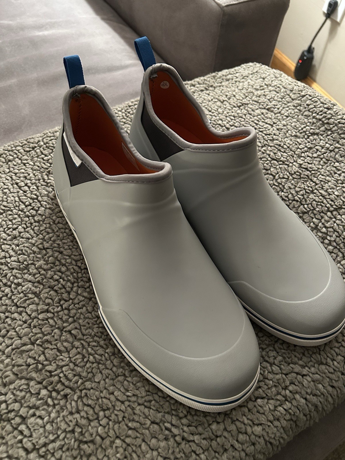 GRUNDENS DECK-BOSS ANKLE BOOTS GREY -SIZE 13