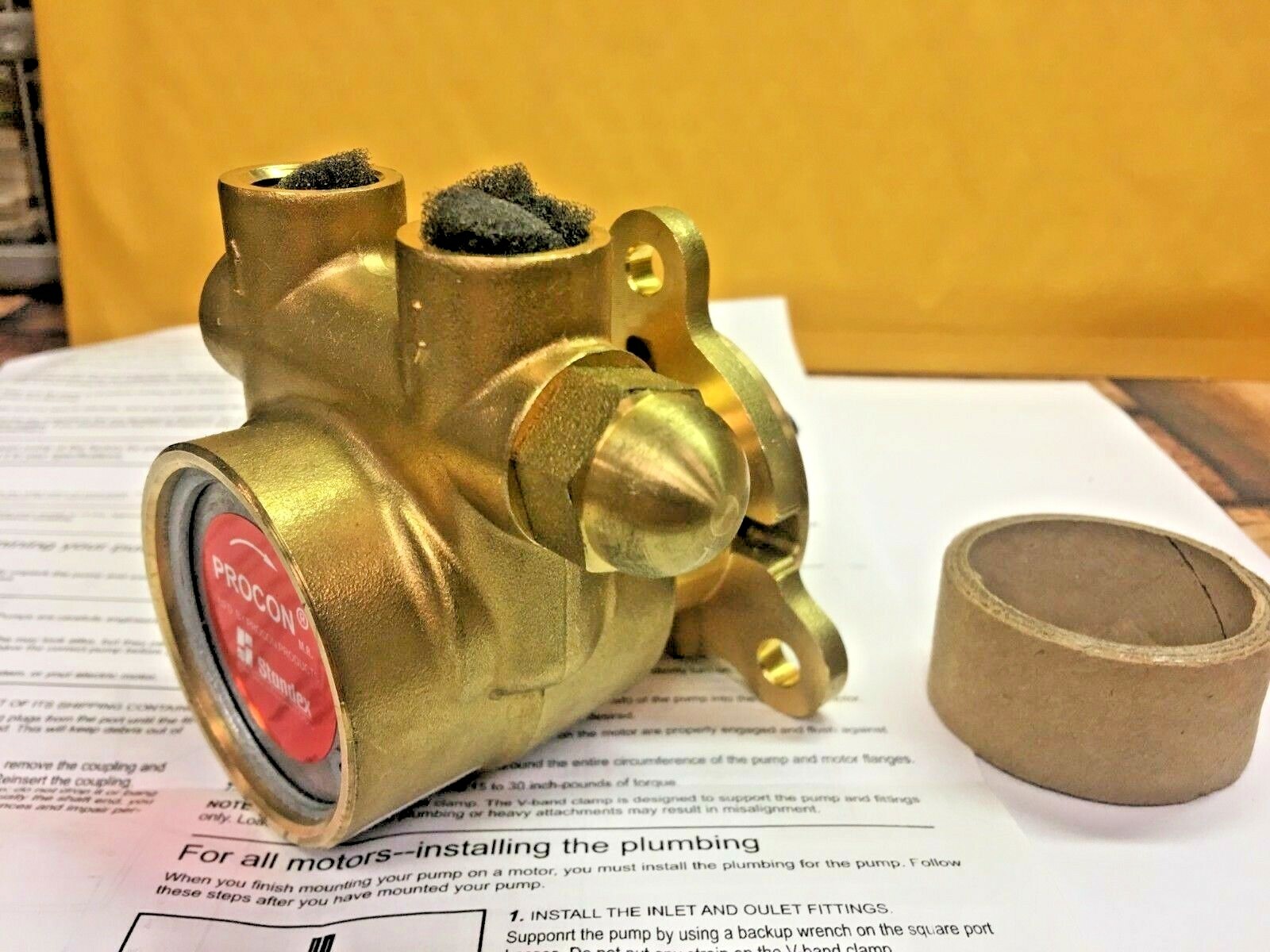PROCON, 112E100F11BA170, BRASS Pump, BOLT-ON, 100 GPH
