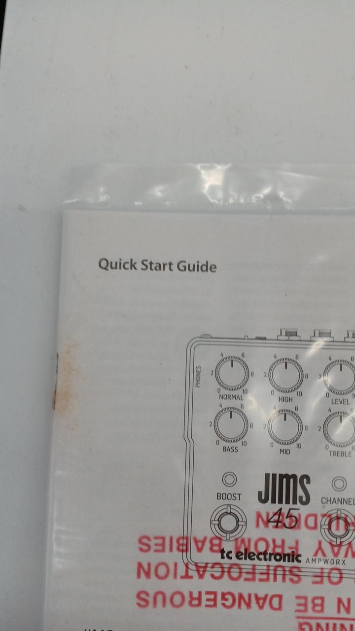 TC Electronic JIMS 45 Guitar Effects Pedal Used