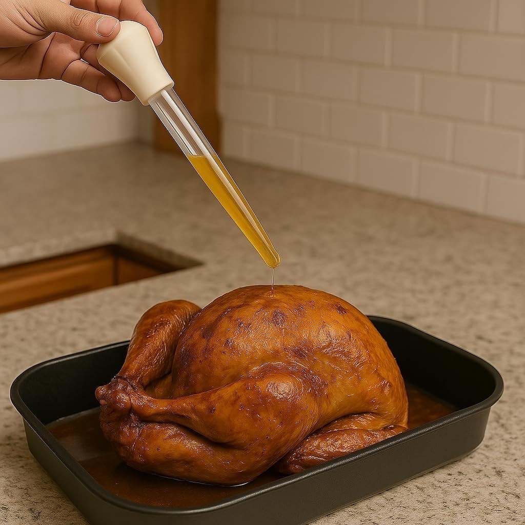 Dependable Turkey Baster - Heat-Resistant BPA-Free Basting Tool