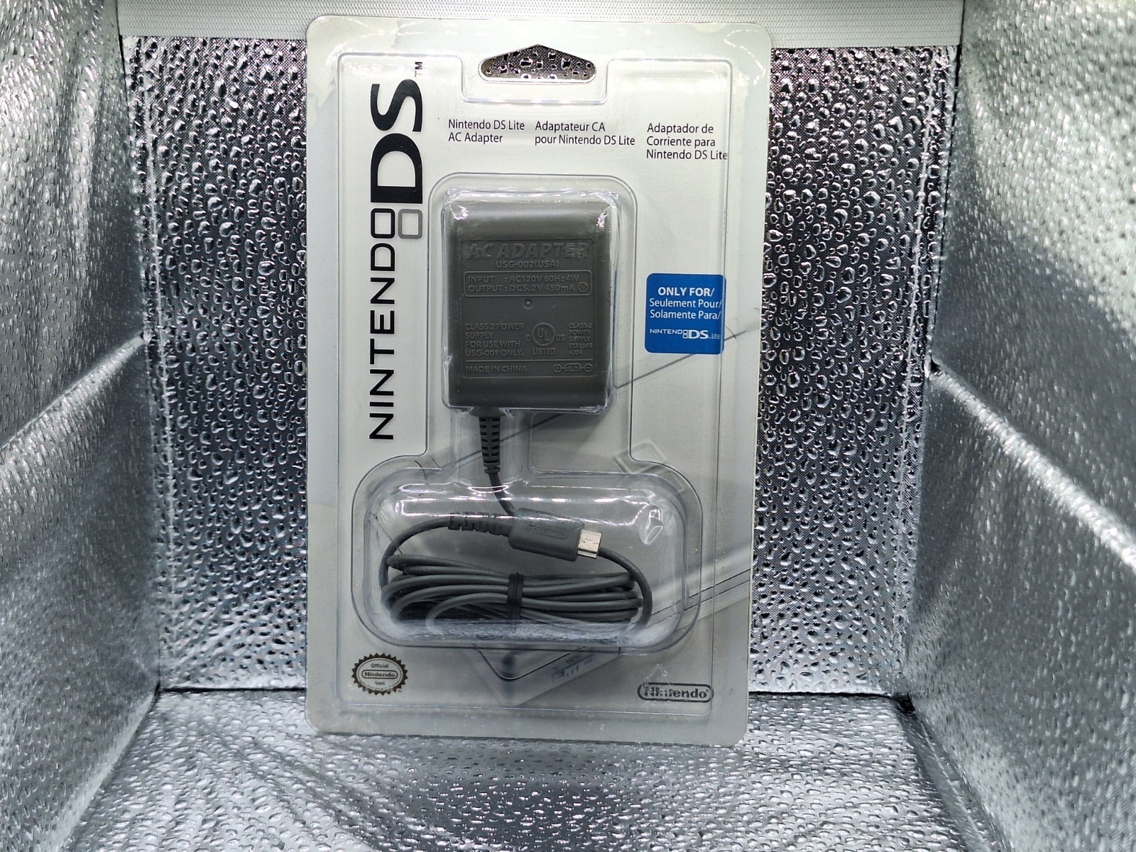 Official Nintendo DS Lite Wall Power AC Adapter USG-002 Charger OEM NOS