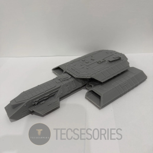 Prometheus Daedalus 10in Grey 3D Printed Sci-Fi Ship Model