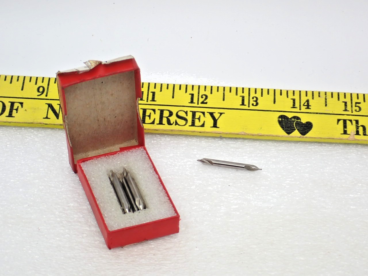 Vng NOS  Set of  10pc. Richards HSS Center Drill & Countersink No.1 made in USA