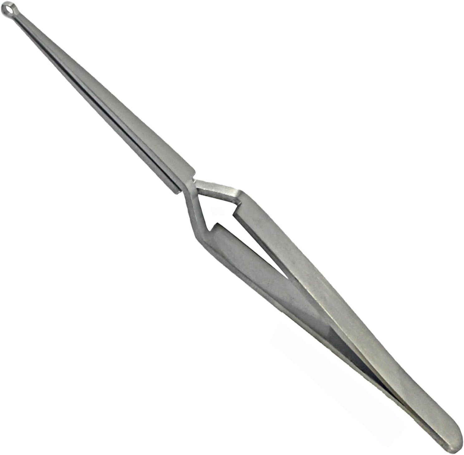 Lock Pinning Cross Locking Tweezers for Locksmith & Rekeying Silver