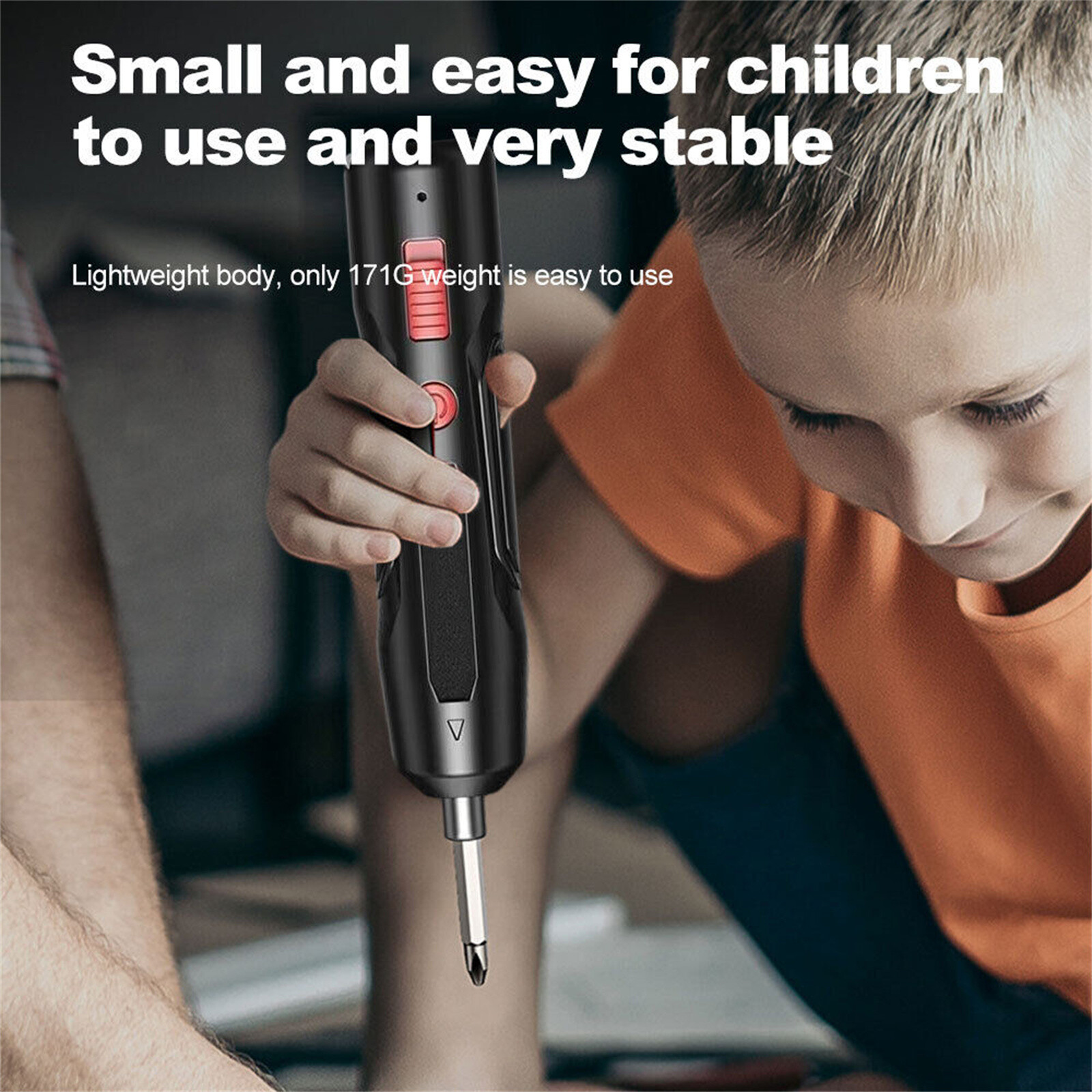 7.8V Mini Rechargeable Cordless Electric Screwdriver Drill Bits Set Power Tool