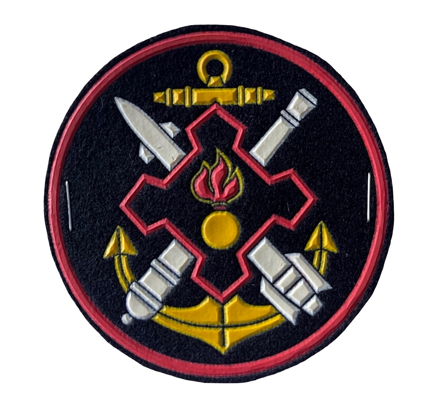 Russian Federation Coast Guard Administration Missile/Cannon Unit Patch 3.5" NEW