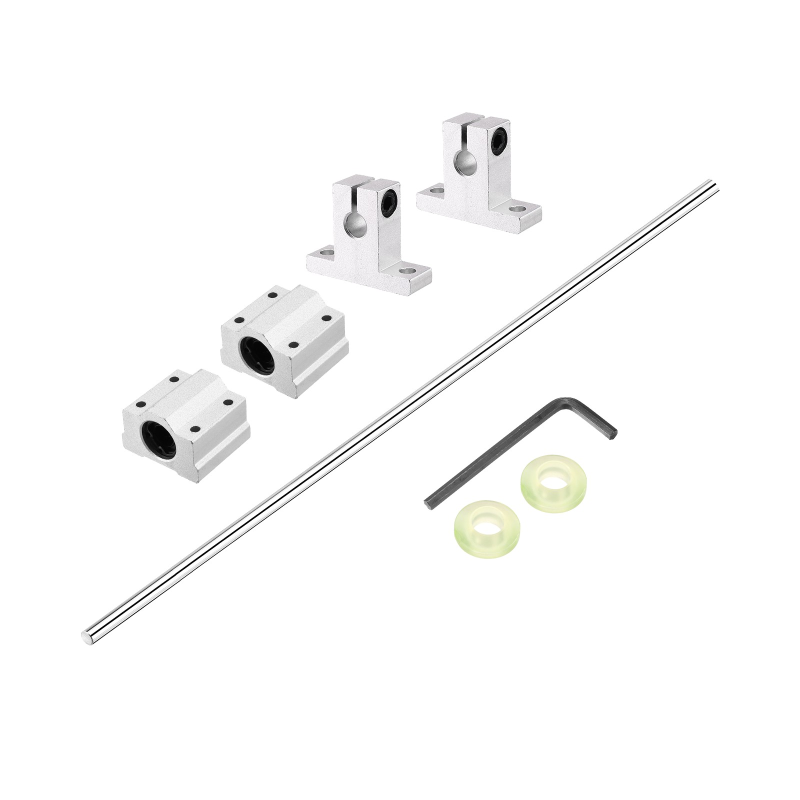 8mm x 200mm Linear Motion Rod Shaft Set, Linear Guide Rails for 3D Printer