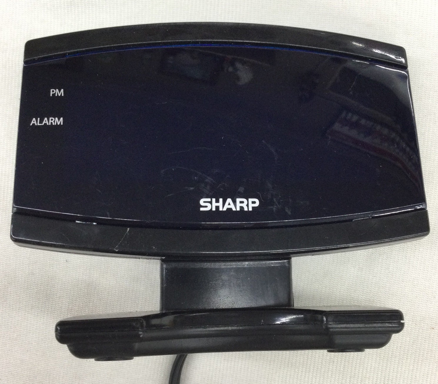 Sharp Model SPC106 Digital Alarm Clock (Large Blue Display) Works c5