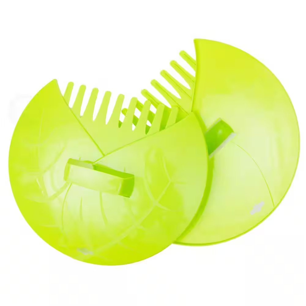 Pair of Leaf Scoops Hand Rakes for Lawn and Garden Cleanup