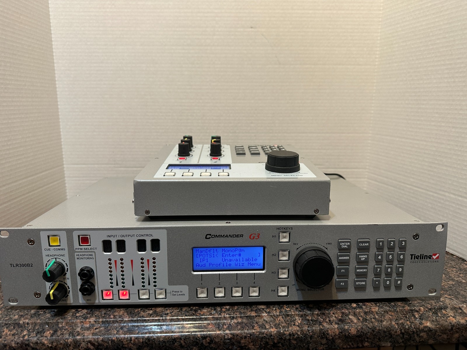 Tieline Commander G3 IP POTS Rack and Portable Broadcast Audio Codec.