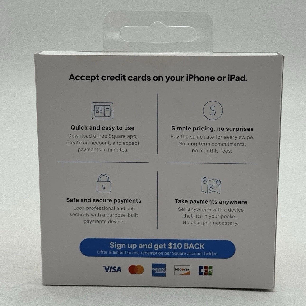 Square Reader For Magstrip Credit Card Reader iPhone New Sealed