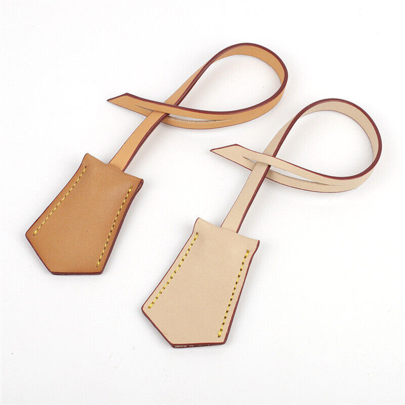 Handmade Real Vachetta Cowhide Leather Key Bell Clochette Luggage Tag Handbags