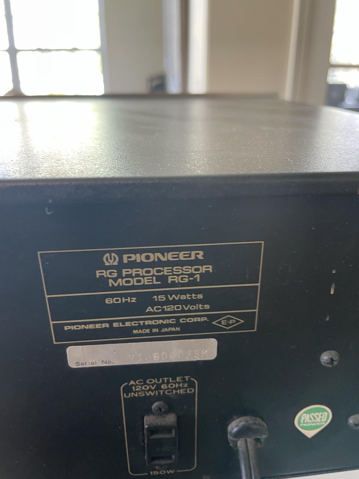 vintage pioneer rg-1 dynamic processor