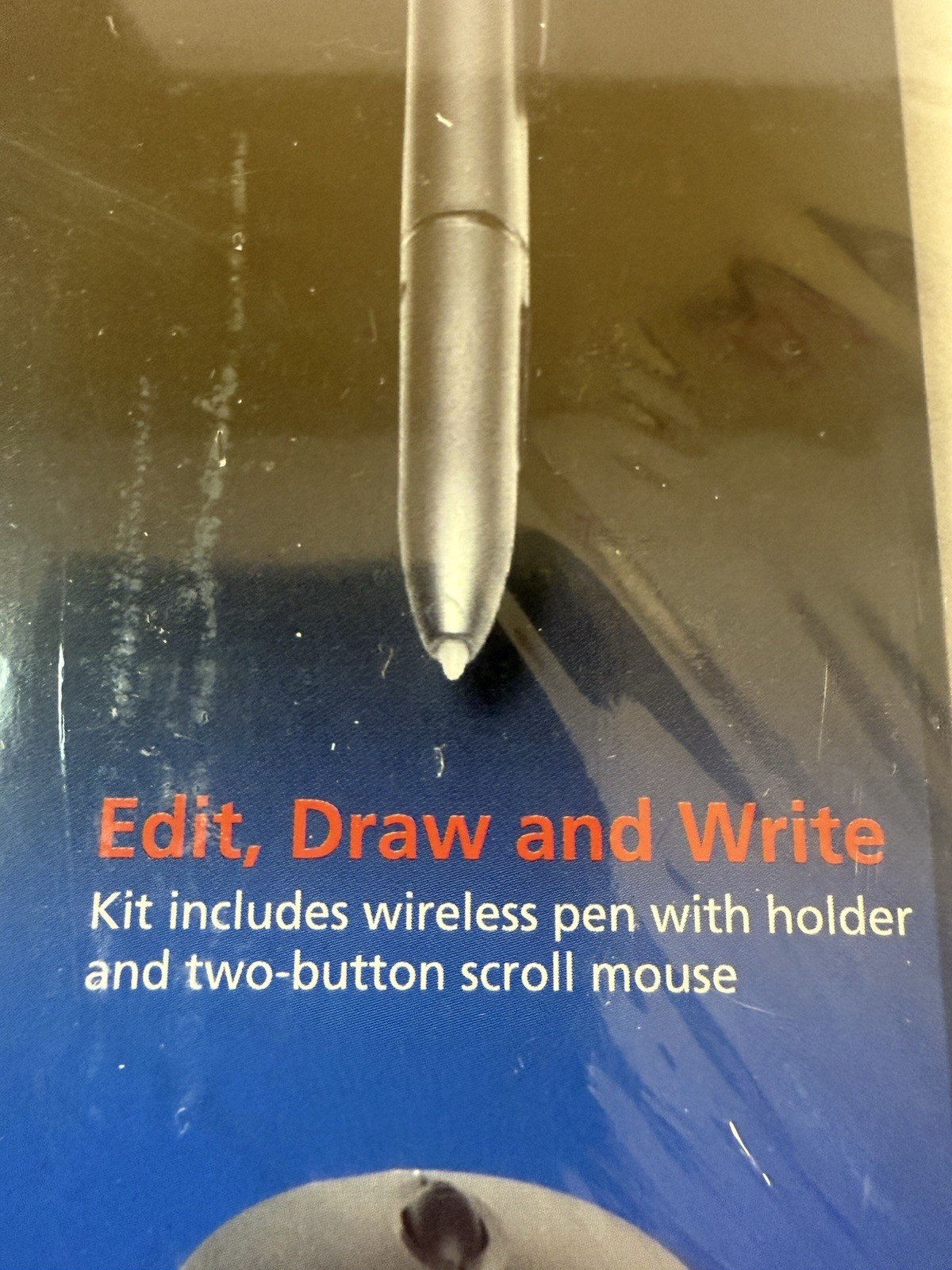 Manhattan Digital Graphics Tablet With Wireless Pen & 2-Button Scroll Mouse New