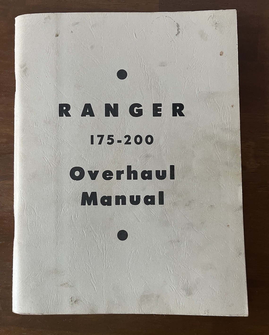 Ranger 175-200 Aircraft Engines G-440C Overhaul Manual Original