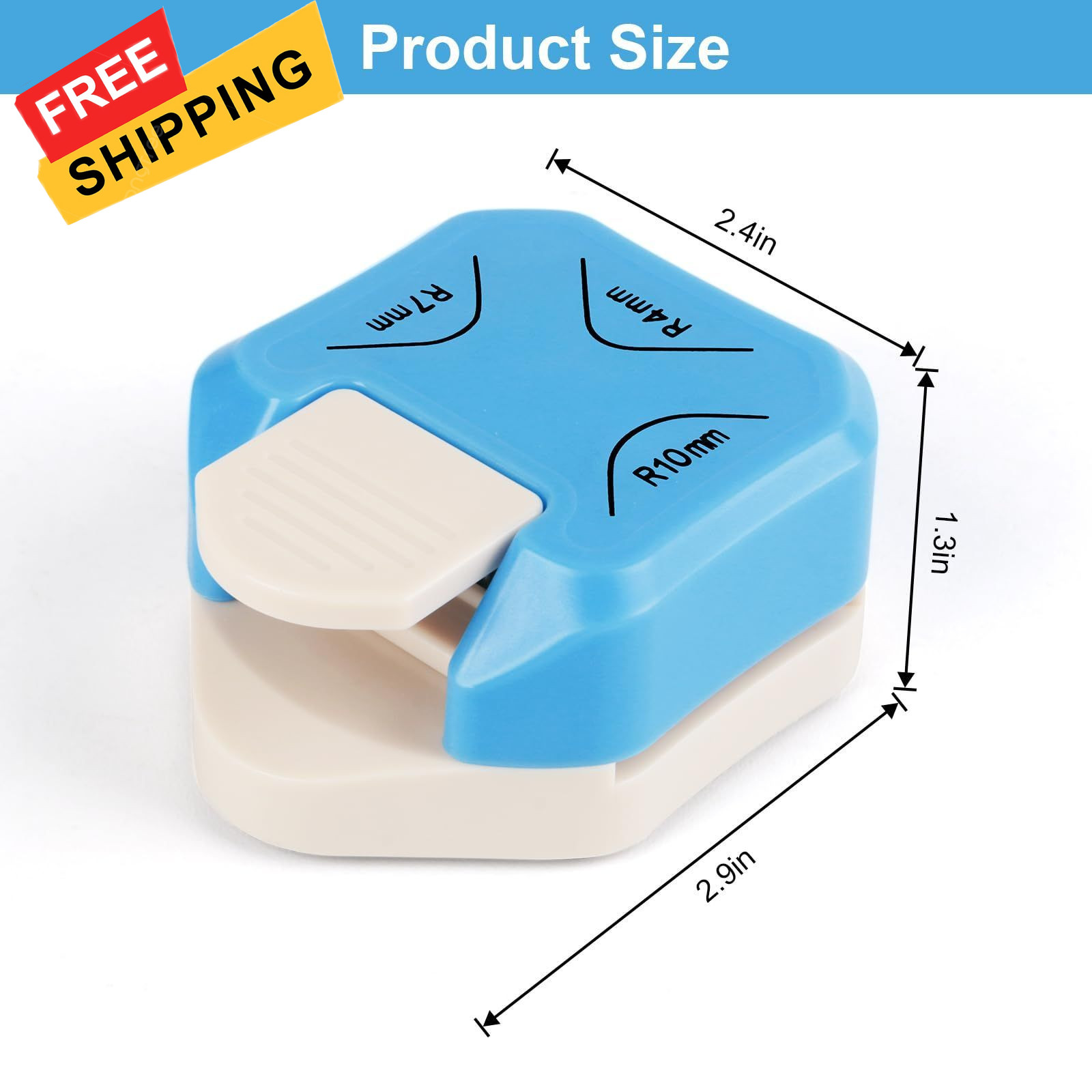 Paper Corner Rounder Punch, Punch Cutter for Blue