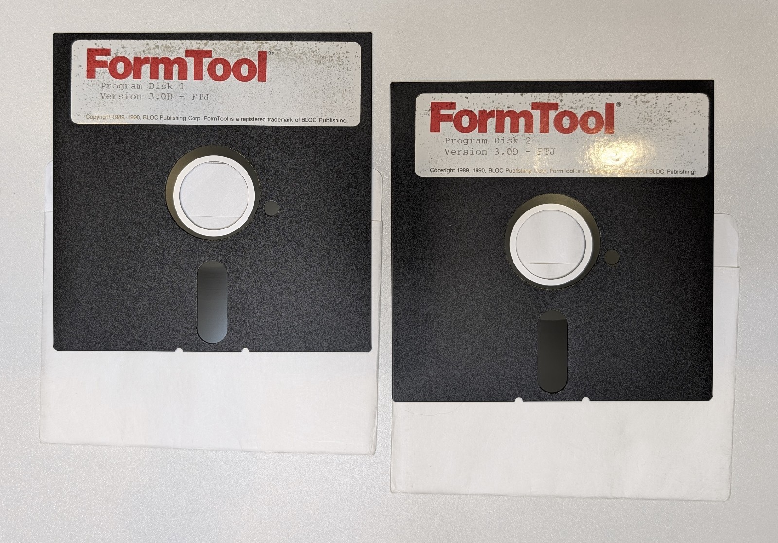 FormTool v3.0D PC 5.25" 2-Disk Set - BLOC Publishing - CHECKED
