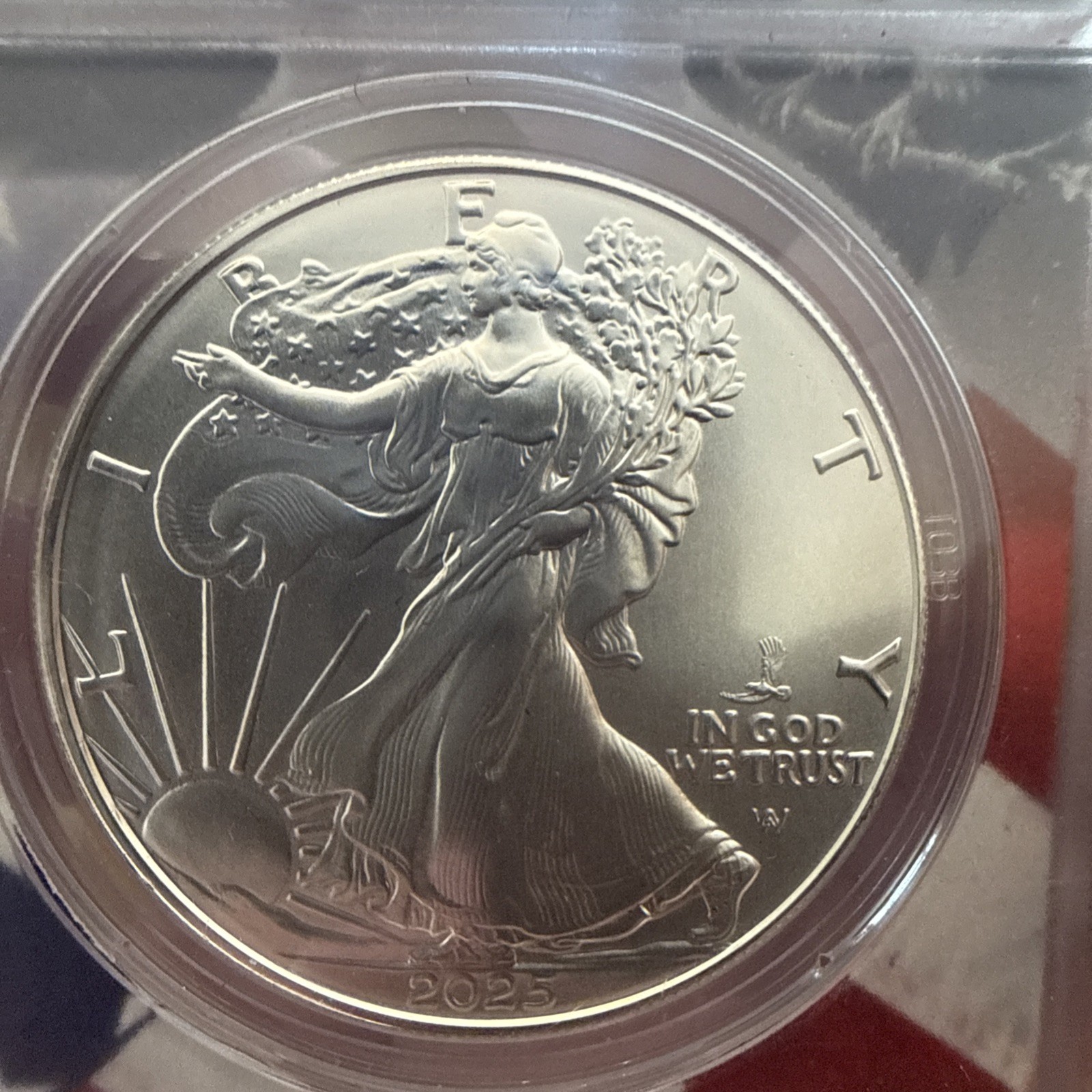 2025 P SILVER EAGLE, FIRST STRIKE, EAGLE PRIVY,MS-70