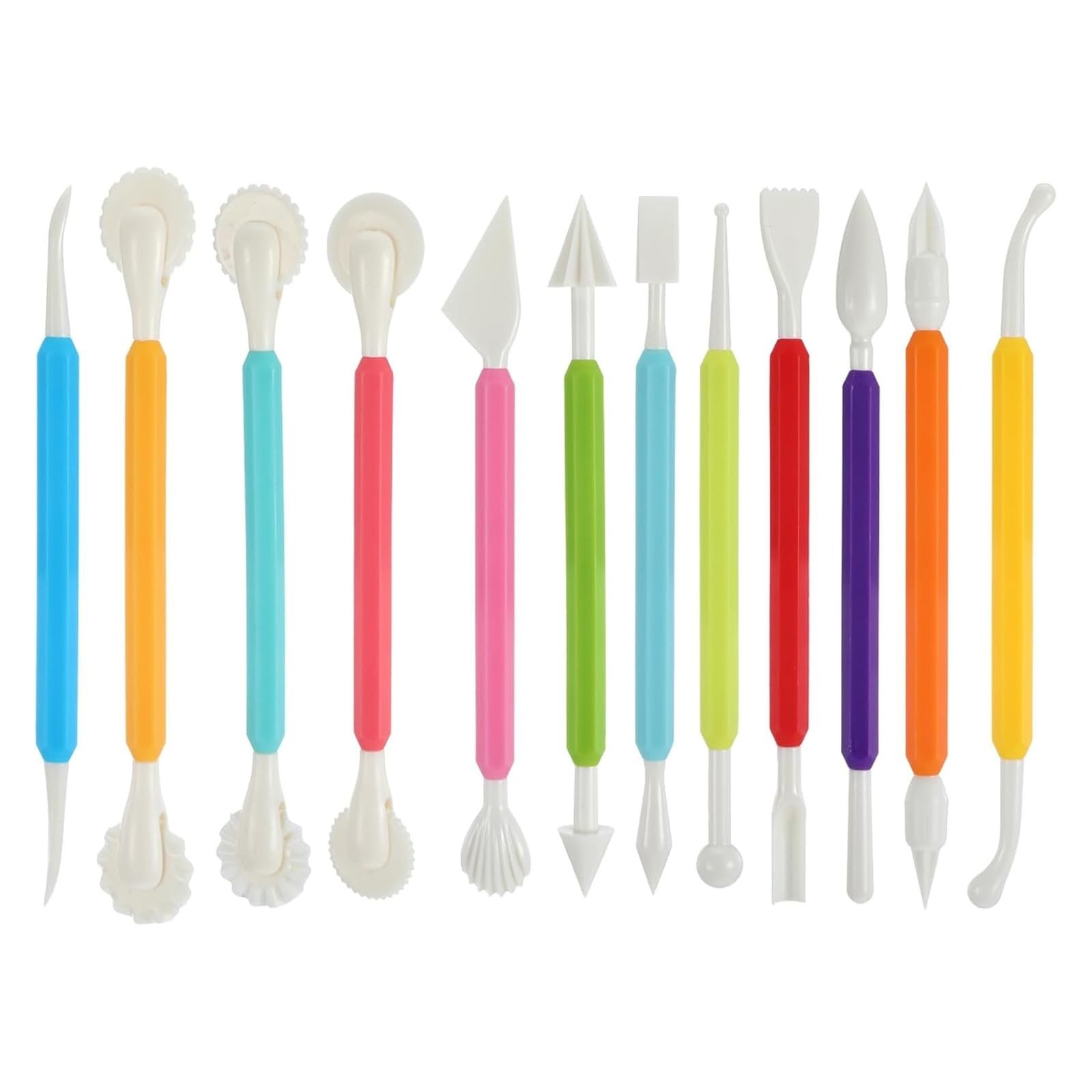 12pcs Cake Gummy Shaping Beginner Carving Supplies Decoration Carving Paste C...