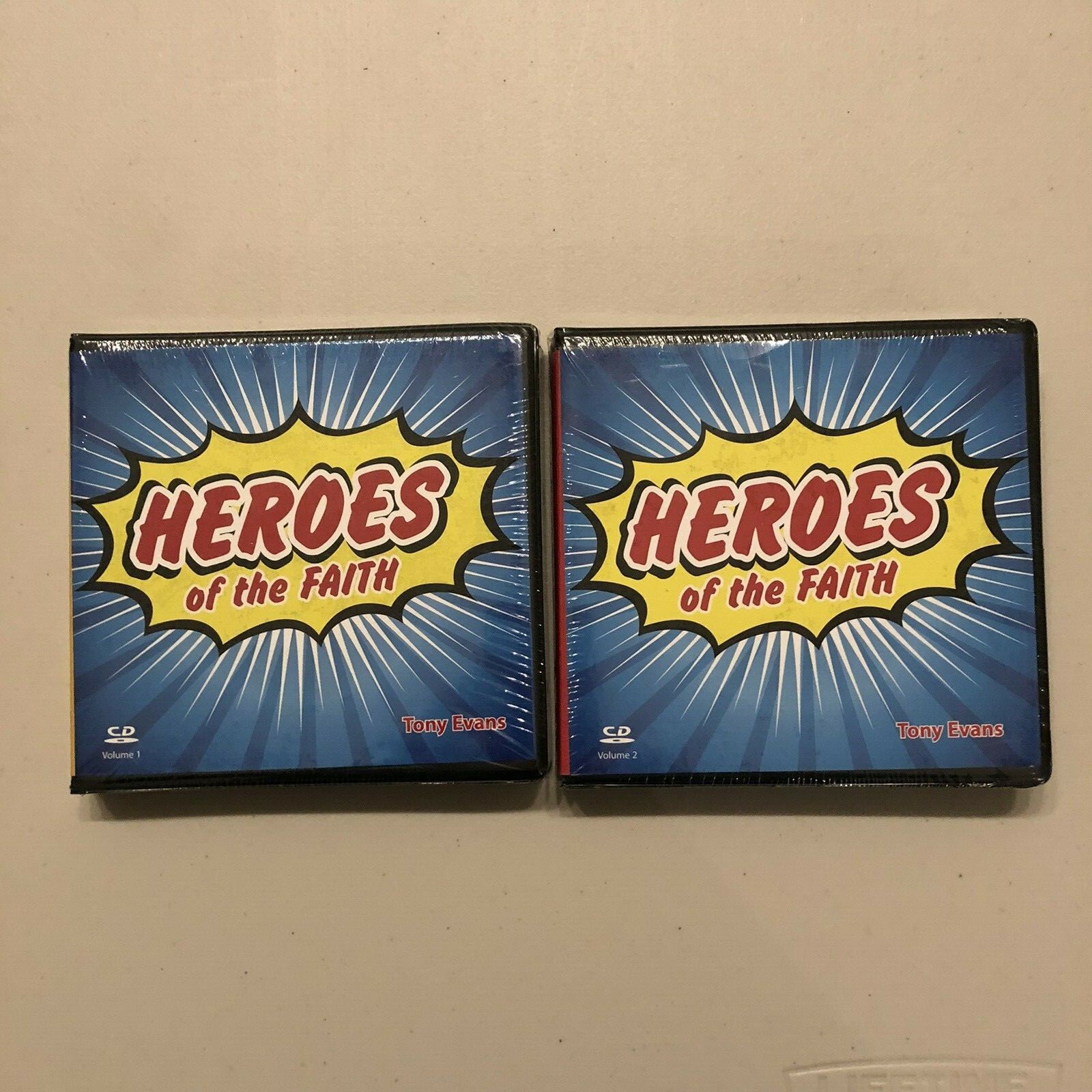 Heroes of the Faith Vol 1 & Vol 2 CD Set 12 Biblical Messages Dr Tony Evans NEW