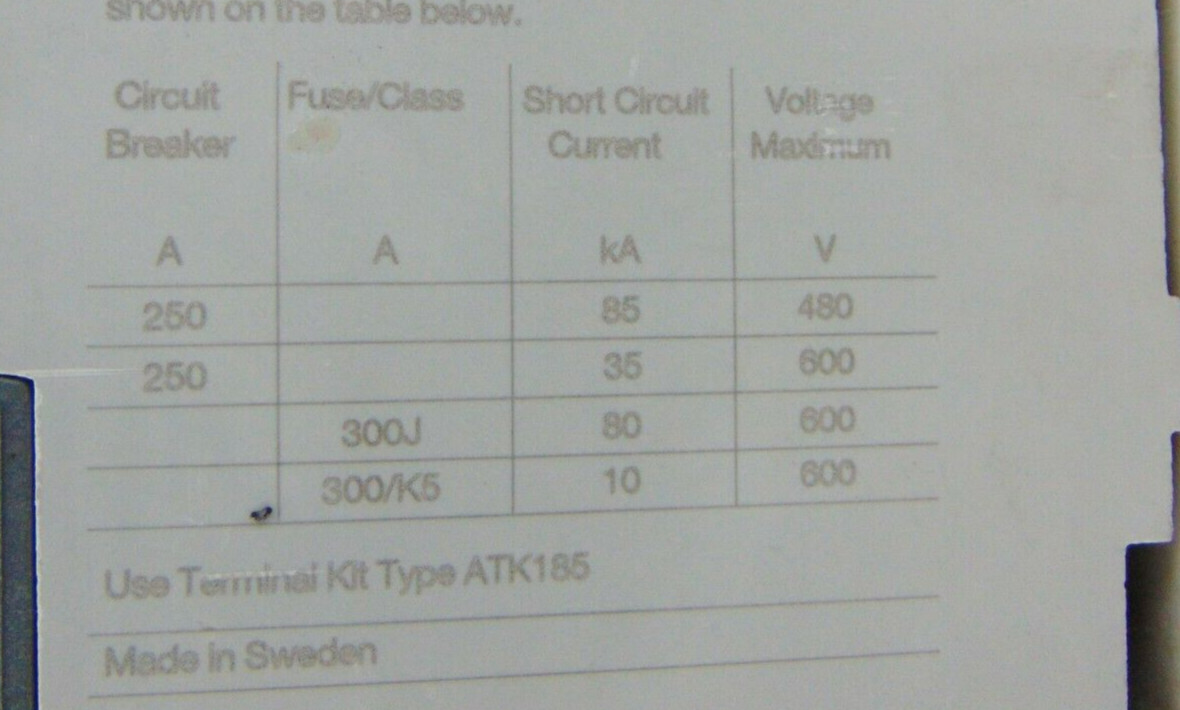 ABB AF145-30 Contactor *new surplus
