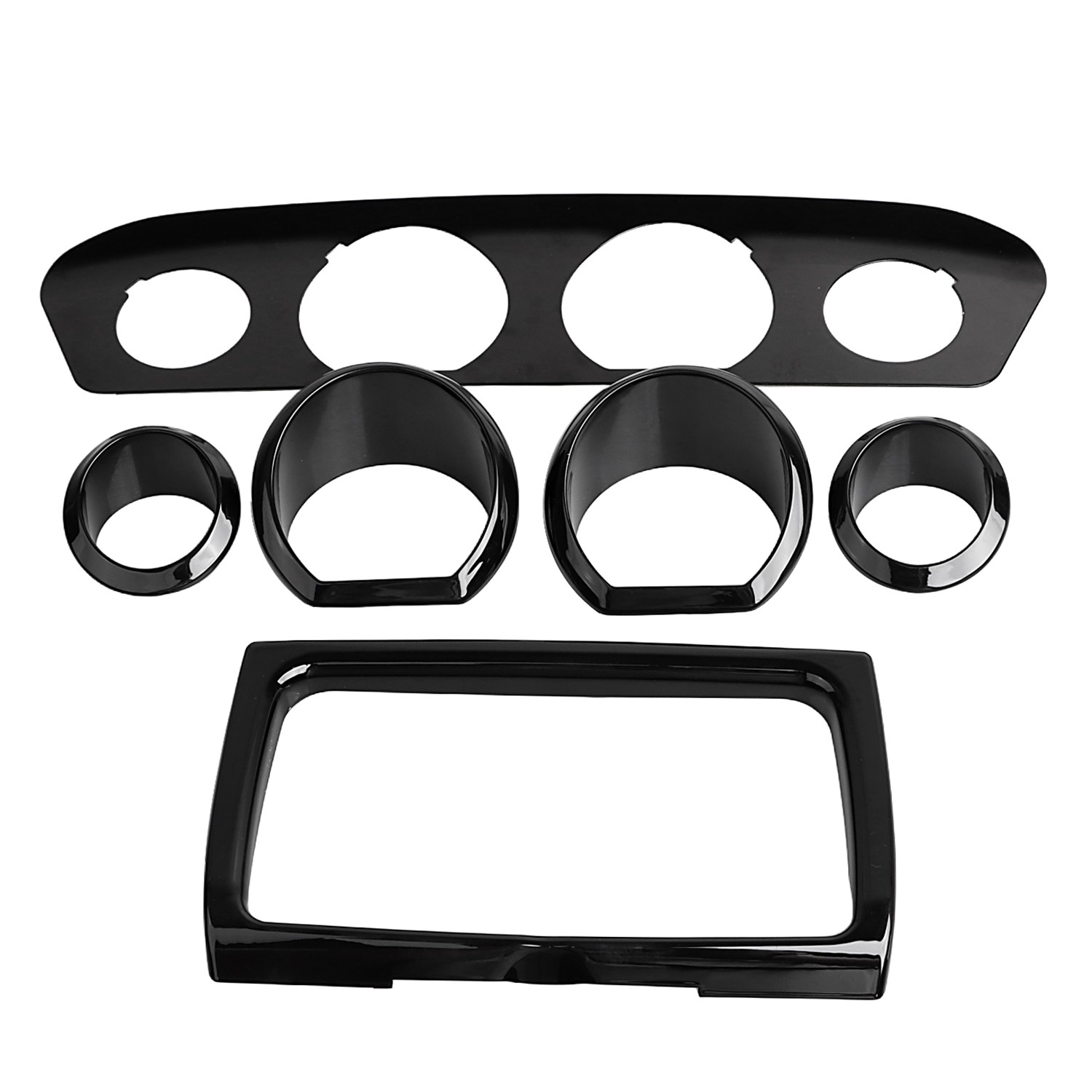 Inner Fairing Gauge Bezel Stereo Accent Trim For Harley Street Electra Tri Glide