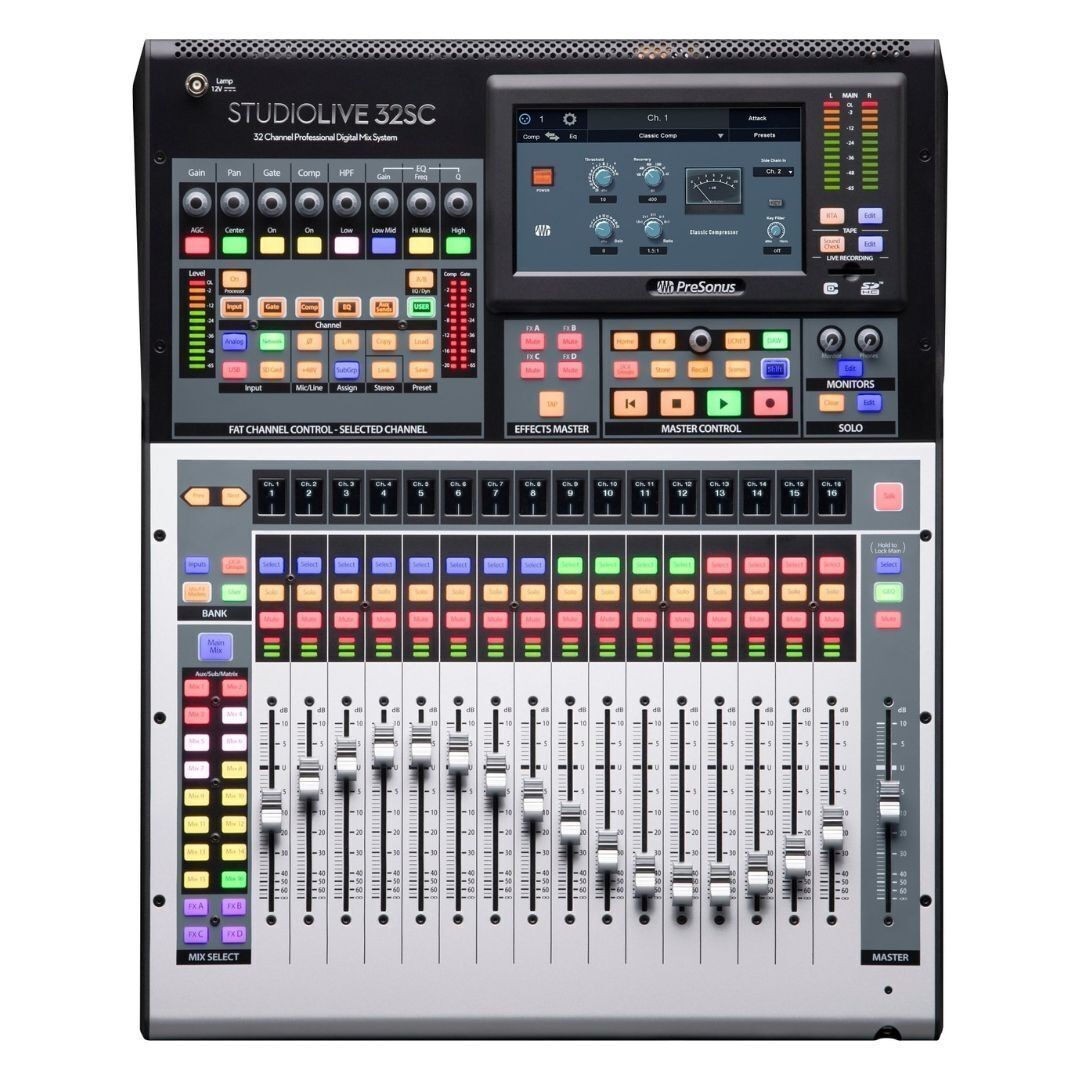 PreSonus StudioLive 32SC Compact 32Channel26Bus Digital Mixer