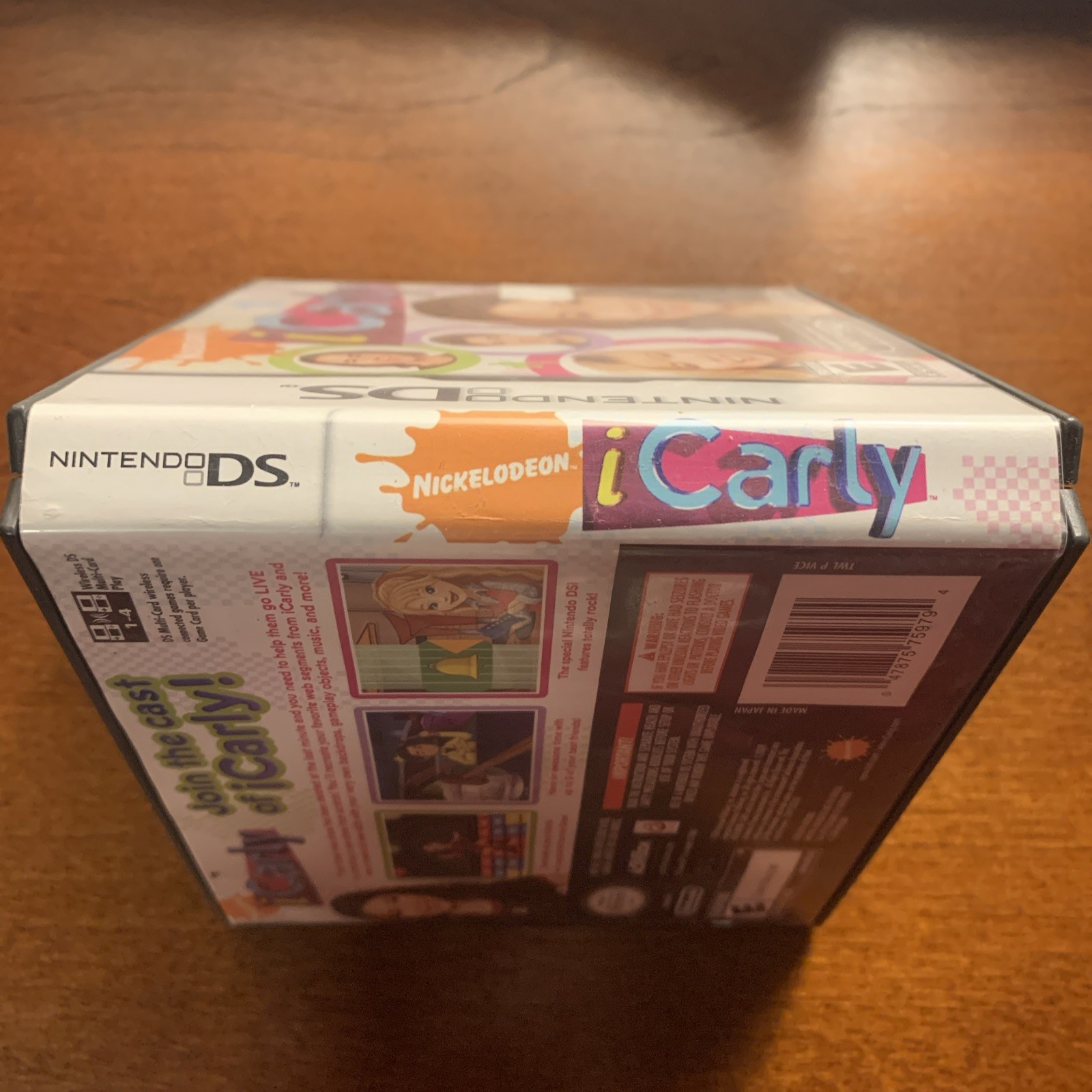 iCarly Nickelodeon Nintendo DS - Authentic USA ***CASE ONLY*** NO GAME****