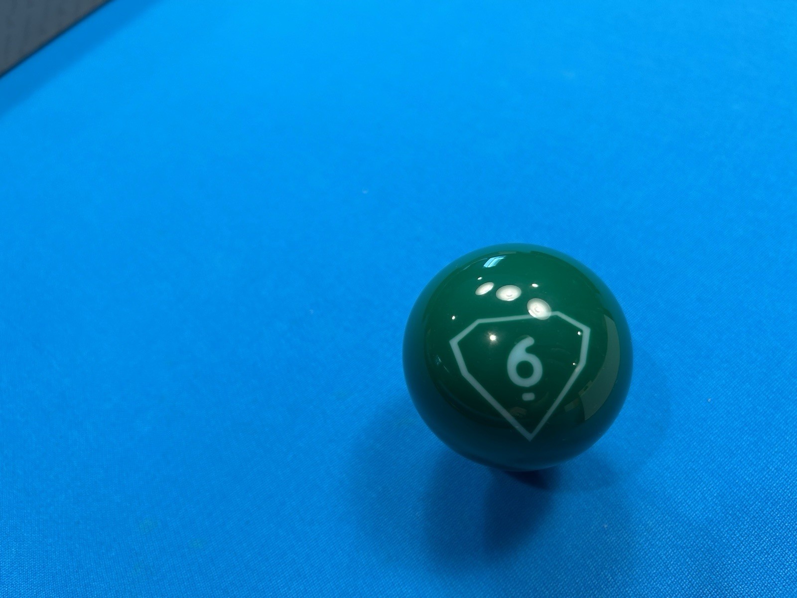 Blue Diamond Individual/replacement/collectable Pool Ball Six / 6 Ball