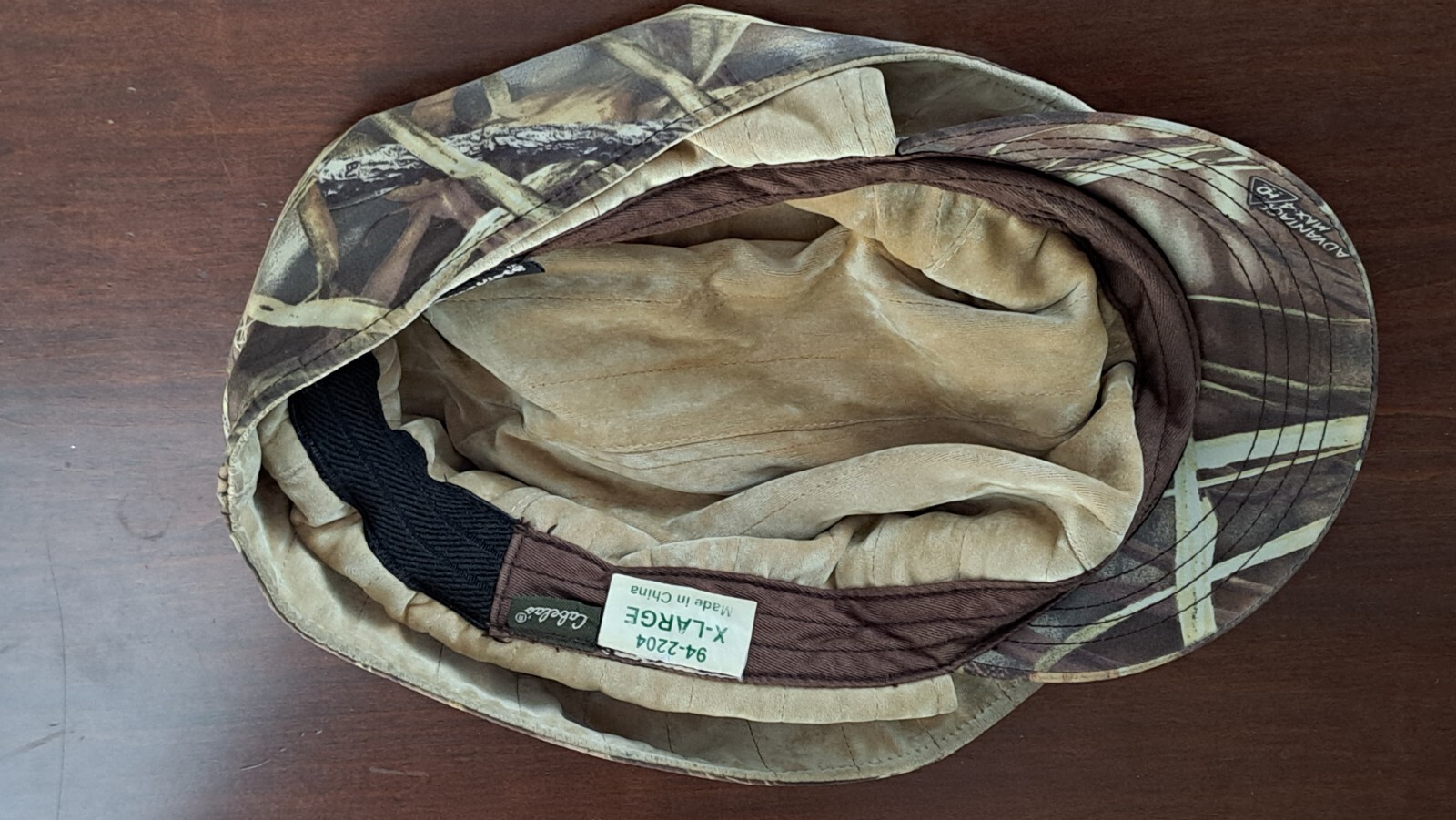 Cabela's GoreTex AdvantageMax 4 Hat with Ear Flaps Size XL Camouflage Camo Cap