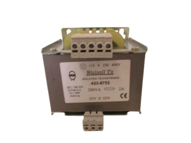 WALSALL WT2003 433-8753 ISOLATING TRANSFORMER  NSNP