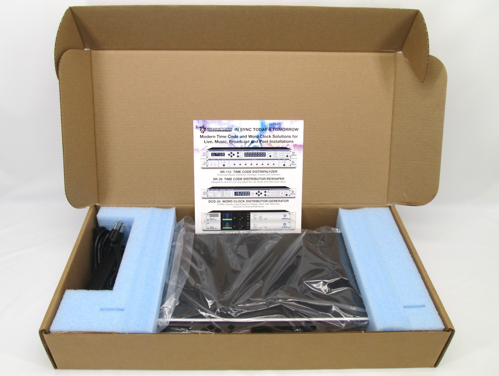 NEW/NOB Brainstorm Electronics SR-112 Time Code Distripalyzer