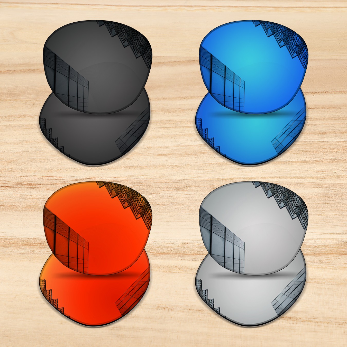 Replacement Lenses for Oakley Latch Asian Fit OO9349 53mm Sunglasses POLARIZED